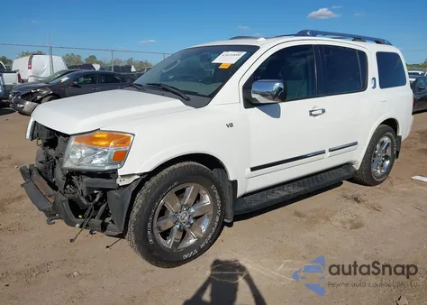 2010 Nissan Armada Platinum из США, поврежденный, VIN 5N1BA0NF3AN610154